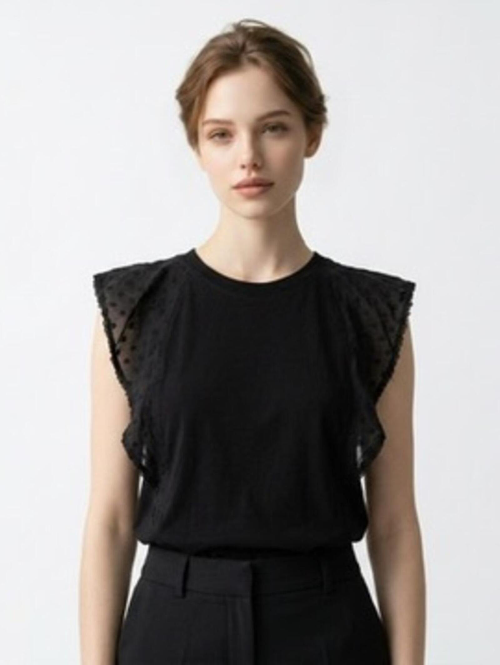 Heartloom Size S Greta Top T- Shirt Lace Eyelet